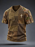 Men's Cross Print T-Shirt