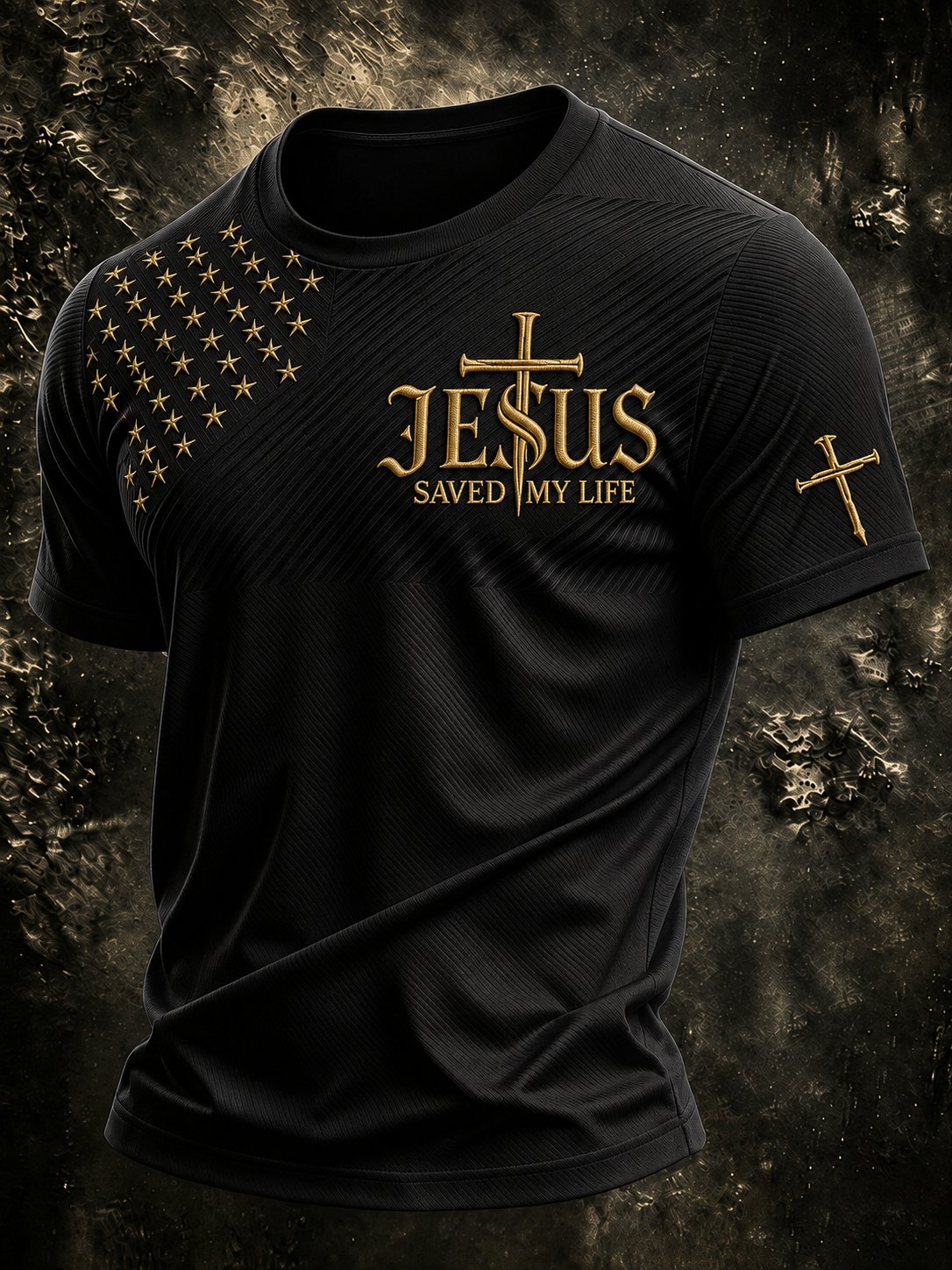 Men's Faith-Print Casual Top