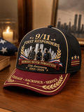 Never Forget 9/11 2001 American Flag Honor The Heroes Baseball Cap