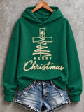 Women'S Casual Christmas Print Hoodie