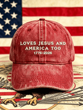 Women's Independence Day Faith Printed Cap