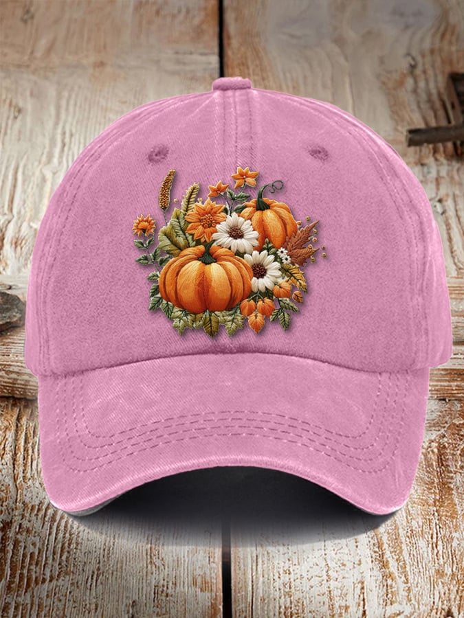 Unisex Fall Pumpkin Hat