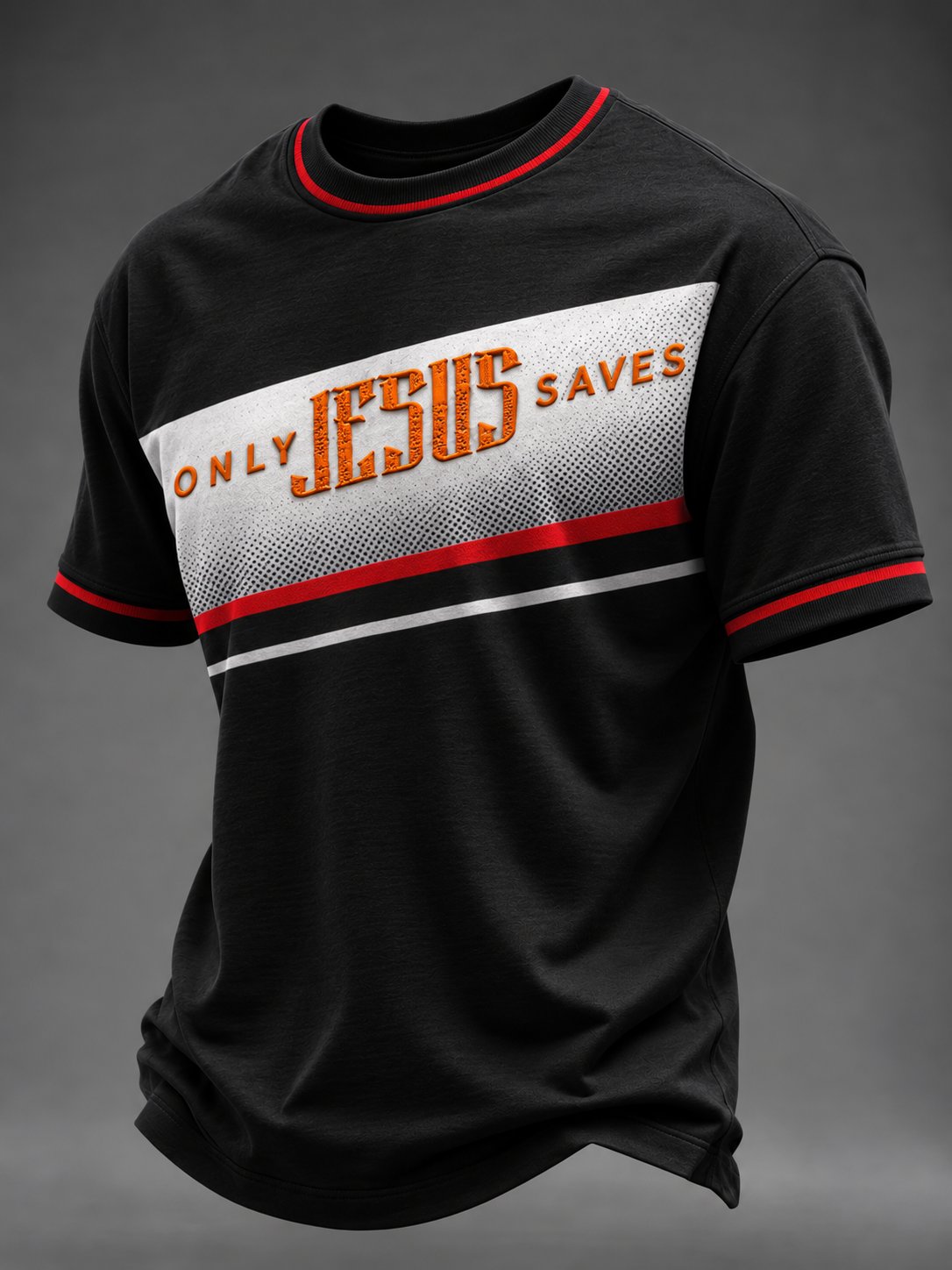Men's Faith Print Casual T-shirt