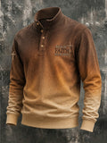 Men's Vintage-Style "Faith" Print Top