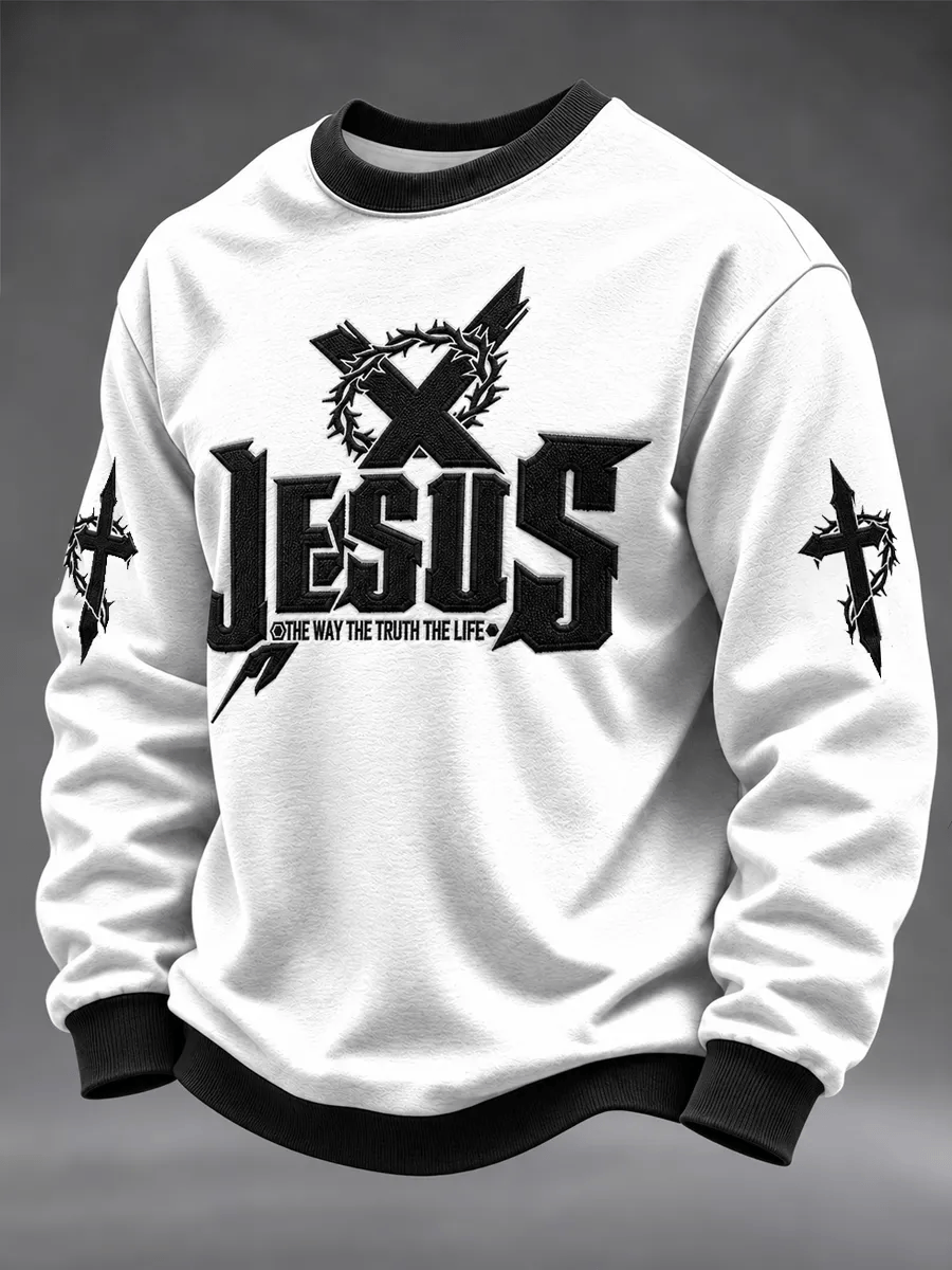 Men's Faith Crew Neck Sweatshirt