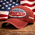 Retro 250th Anniversary Print Casual Hat