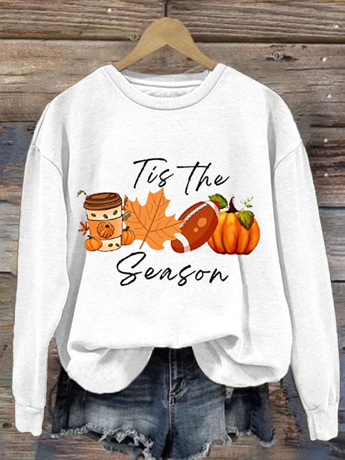 Women's Fall is the Season Printed Sweatshirt