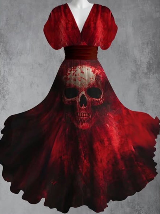 Women's Blood Stain Skull Dress