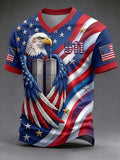 🕯️Men's 911 Memorial V-Neck Short-Sleeve T-Shirt