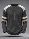 Men's Faith Printed Waffle-Knit Top