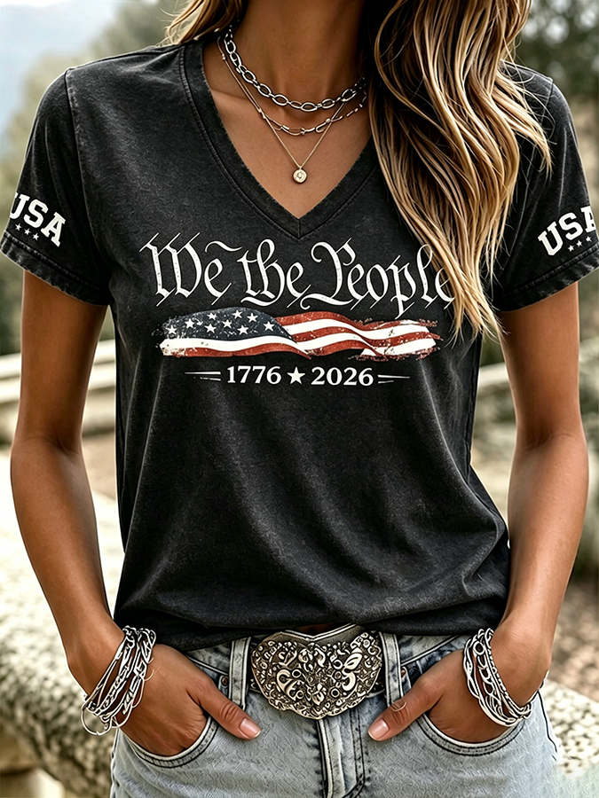 Women'S  Printed Casual T-Shirt