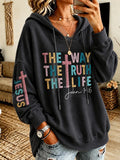 Women's Faith-Themed Casual Hoodie