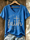 Women's Walk By Faith Print T-shirt
