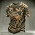 Gulf War Stormfront Desert Campaign Vintage Military T-Shirt