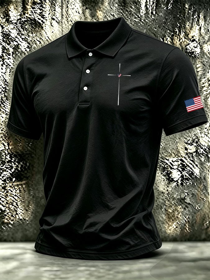 Men's Retro Print Short-Sleeve T-Shirt
