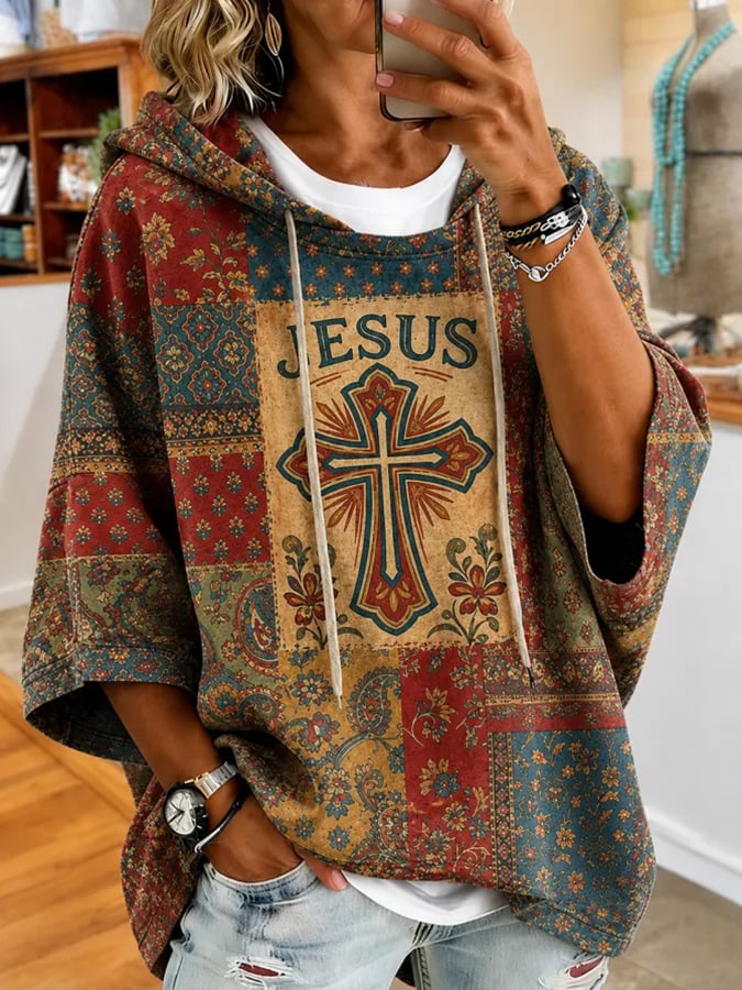Women's Faith Print Top