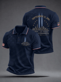 Men's 9/11 25th Anniversary We Will Never Forget Printed Shirt