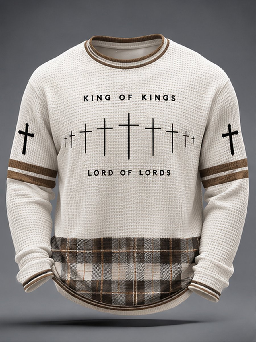 Men's King Of Kings Print Comfortable Top