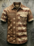 Men'S 250Th Anniversary National Faith Print  Shirt