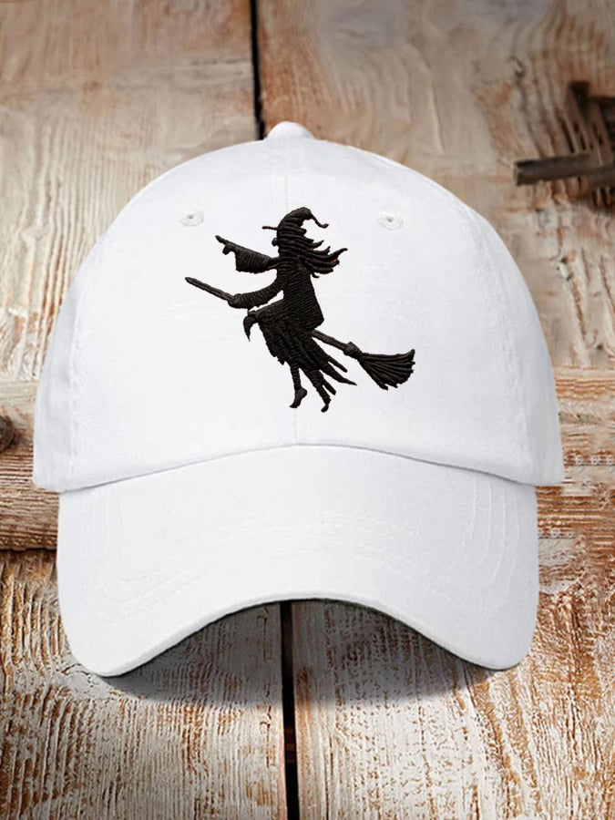 Halloween Witch Print Baseball Cap