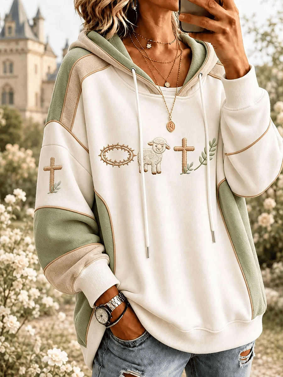 Women's Faith-Themed Casual Hoodie