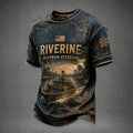 Men's Retro Vietnam Veteran Print Casual T-Shirt