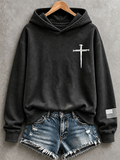 Women's Faith Cross Hoodie