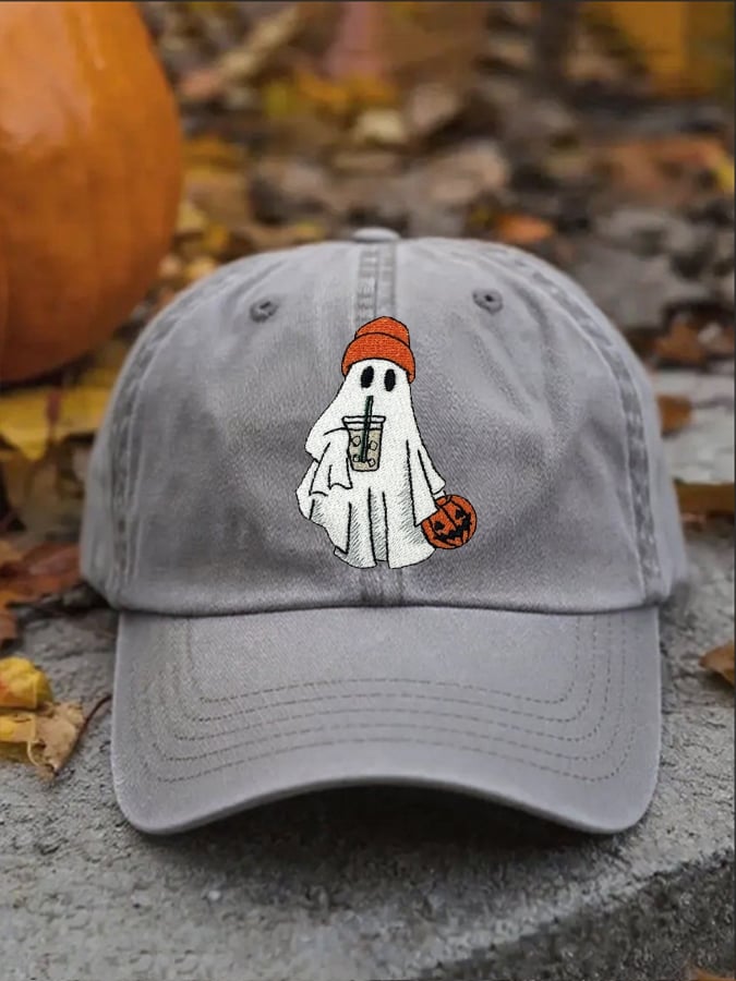 Unisex Halloween Cute Ghost Print Hat