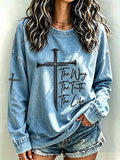 Women's   Faith  Print Top