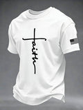 Men's Retro Print Short-Sleeve T-Shirt