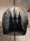 Halloween Witch  Print Baseball Cap