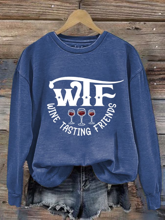 Women'S Wtf Printed Sweatshirt
