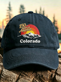 Women'S Casual Colorado Strong Print Casual Hat