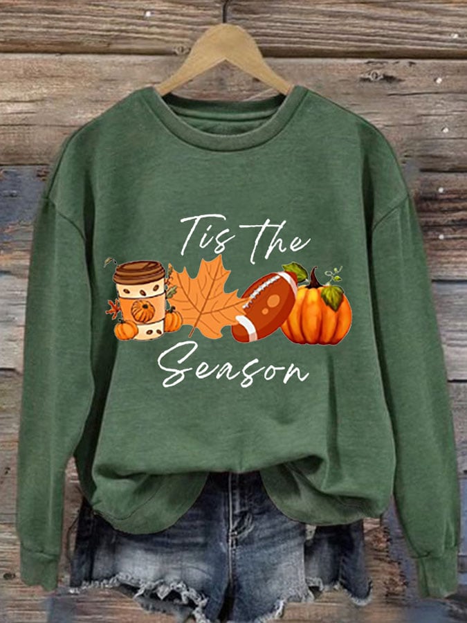 Women's Fall is the Season Printed Sweatshirt