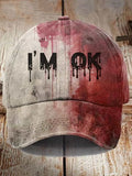 Unisex Halloween Printed Hat
