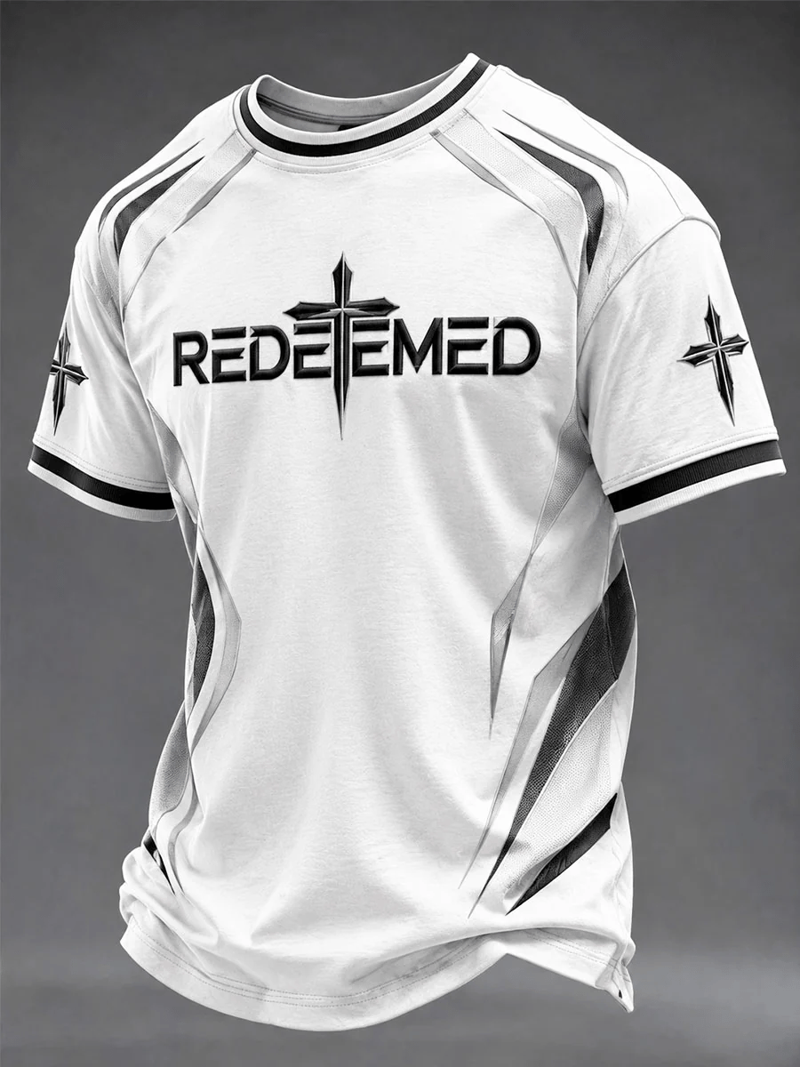 Men's"Redeemed" Faith Casual T-shirt