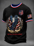Men's USA 9/11 Print T-Shirt
