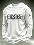 Men's Faith-Print Casual Top
