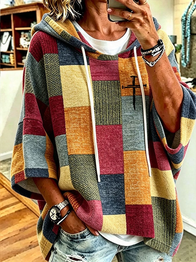 Women's Casual Printed Loose Sweatshirt