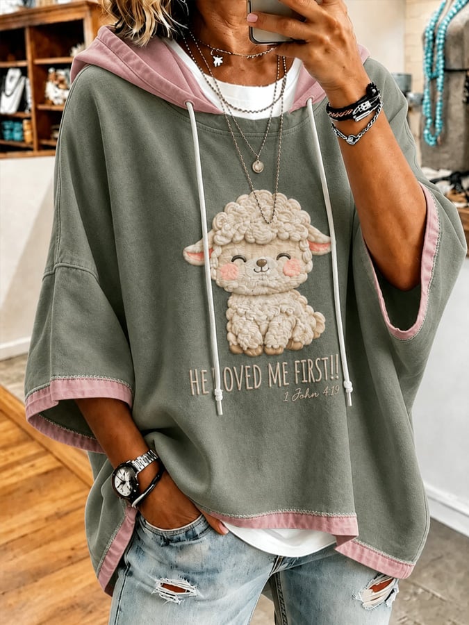 Women's Faith Print Hoodie