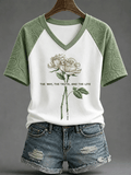 Women's 'The Way, The Truth, And The Life' Printed Casual T-Shirt