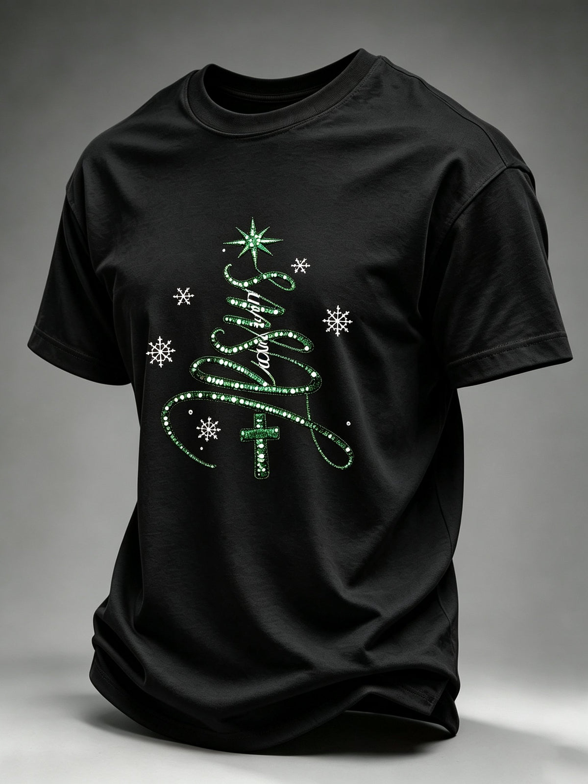 Men's Christmas Printed Short-Sleeve T-Shirt