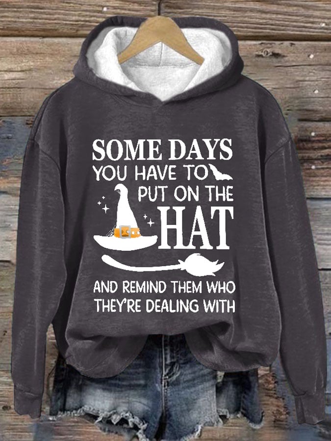 Women's Casual Print Hoodie Long Sleeve Sweatshirt