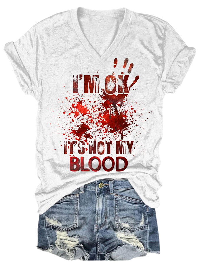 Halloween Ladies Print T-Shirt