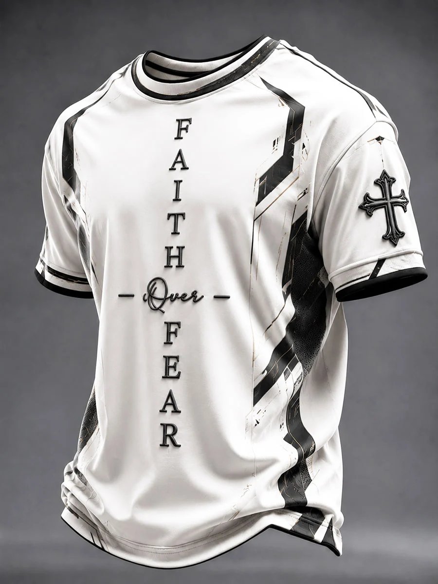Men's"Faith Over Fear" Faith Casual T-shirt