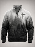 Men's Forest & Mountain Faith Zip-Up Hoodie