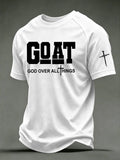 Men's “Goat God Over All Things” Print T-Shirt