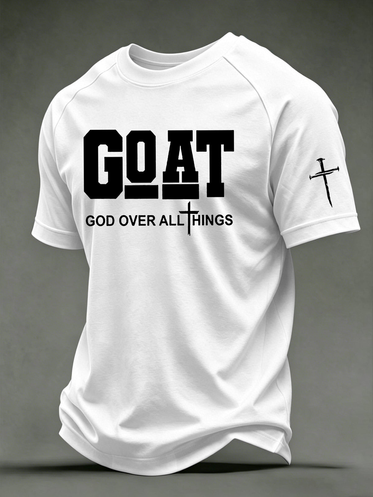 Men's “Goat God Over All Things” Print T-Shirt