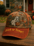 Vintage Halloween Trick or Treat! Print Hat