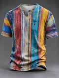 Men's Vintage Faith Faux-Linen T-shirt